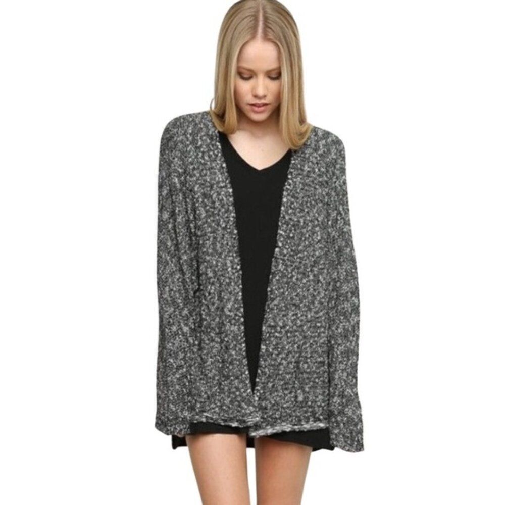 😎 BRANDY MELVILLE 😎 Caroline Speckled Open Front Cardigan - [One Size]
